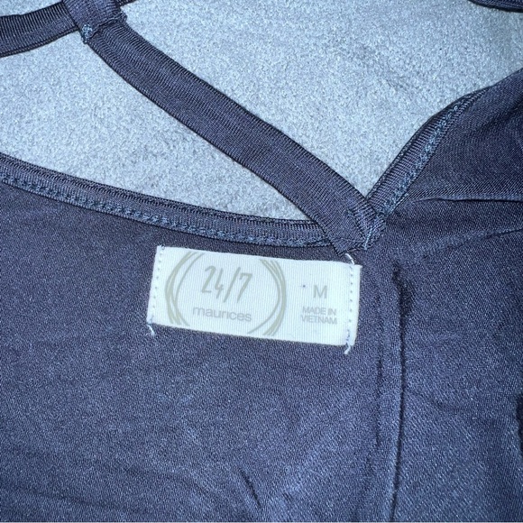 24/7 Solid Strappy Back Dress - Picture 5 of 7